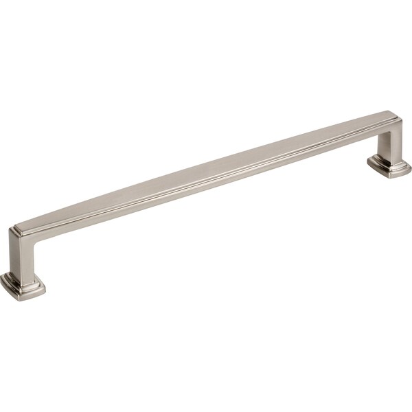 Jeffrey Alexander 192 mm CentertoCenter Satin Nickel Richard Cabinet Pull, PR 171-192SN - main